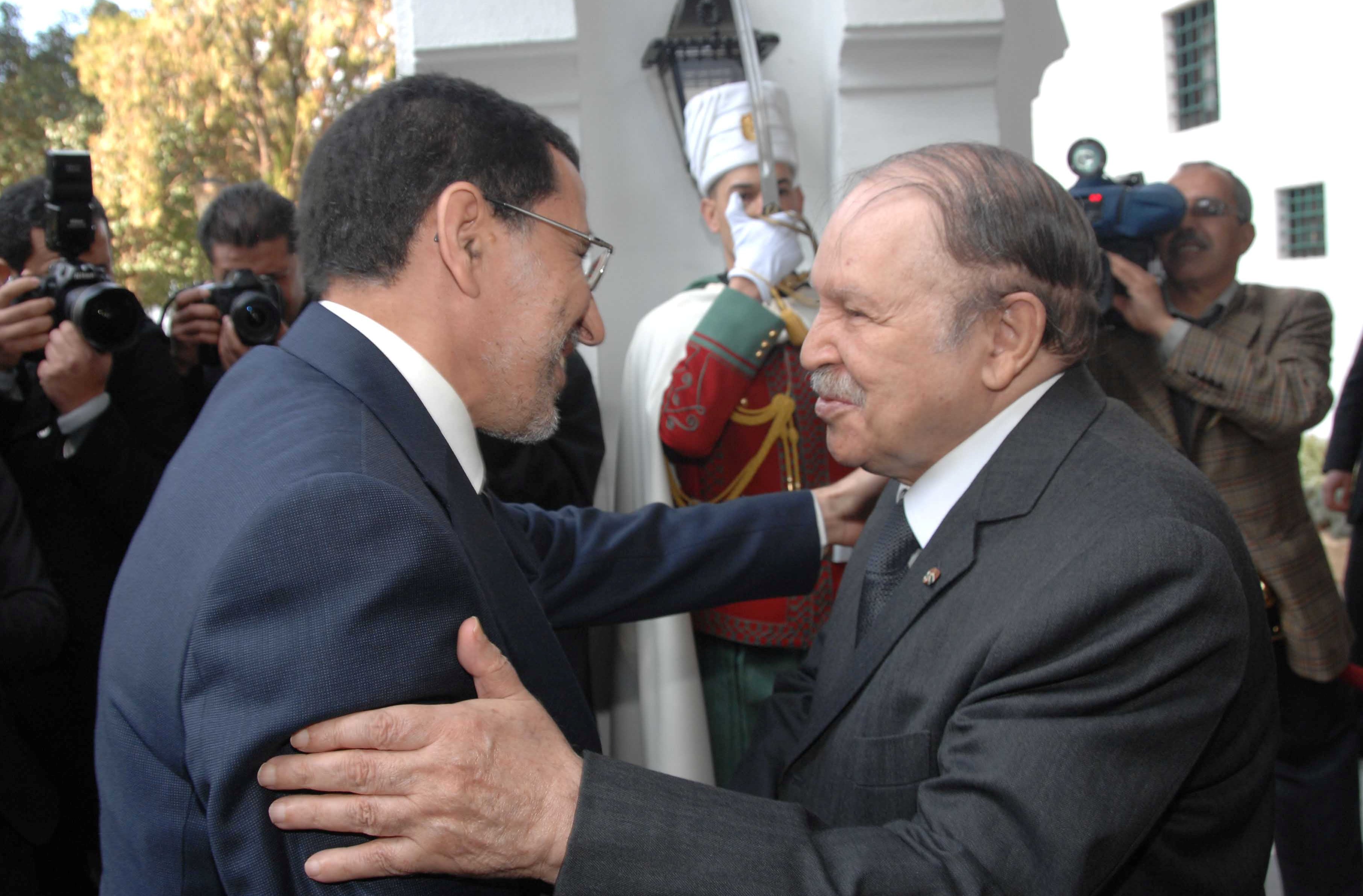 Saâd-Eddine El-Othmani, lors de sa visite en Algérie en janvier 2012. New Press